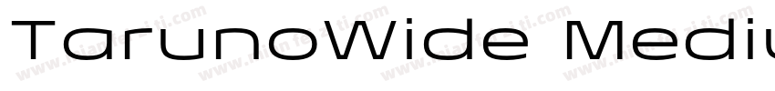TarunoWide Medium字体转换